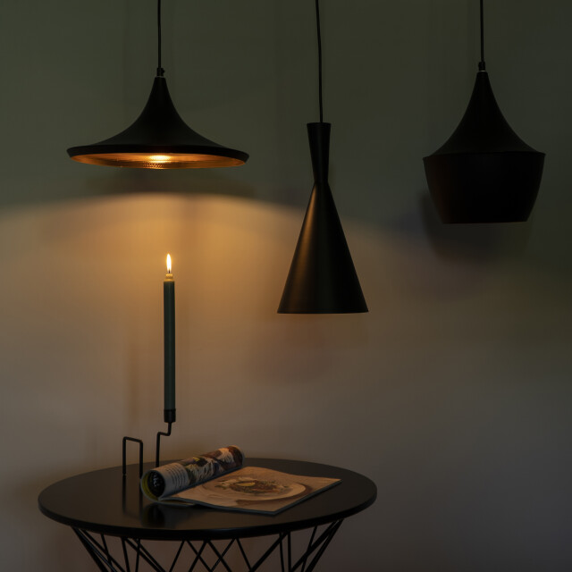 QUVIO Hanglamp rond quv5069l-black 1395227 large