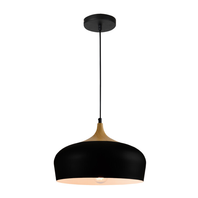 QUVIO Hanglamp rond quv5064l-black 1395187 large