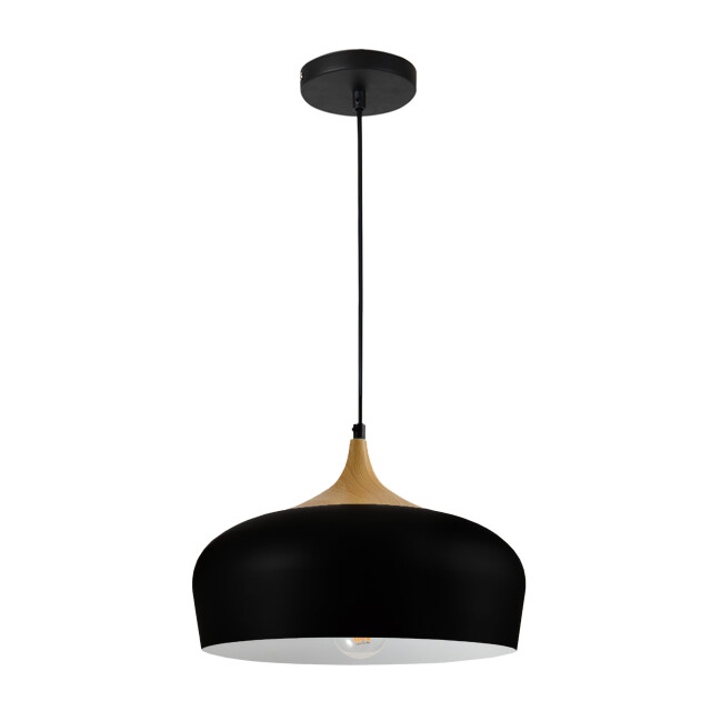 QUVIO Hanglamp rond quv5064l-black 1395187 large