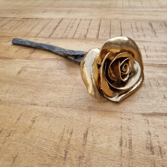 Vtw Living Roos van keramiek - roos keramisch cadeau geschenk afscheid 3038870 large