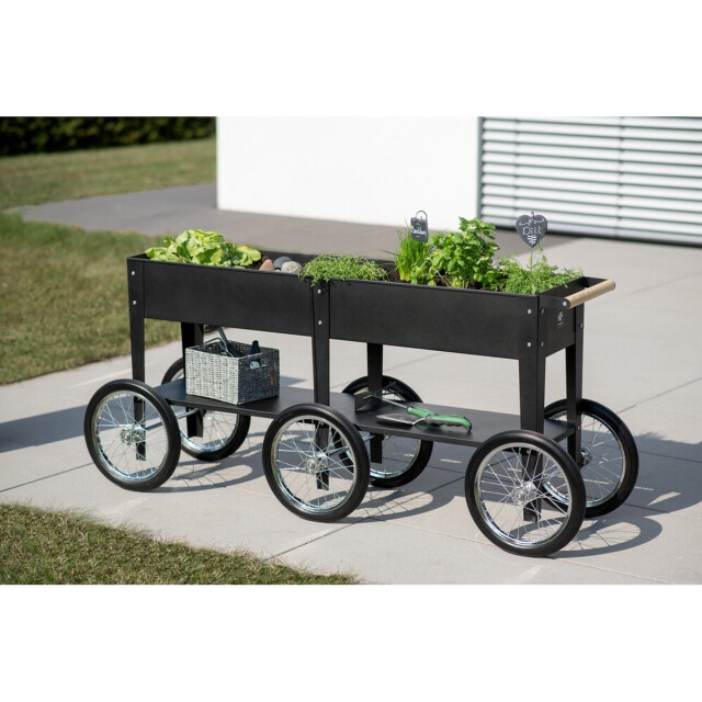Herstera Garden Verrijdbare plantenbak hg08937501- moestuin 150x35x80 cm 3047604 large