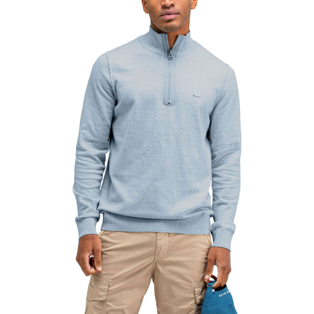 Butcher of Blue Lt clifden half zip M2426030-618 large