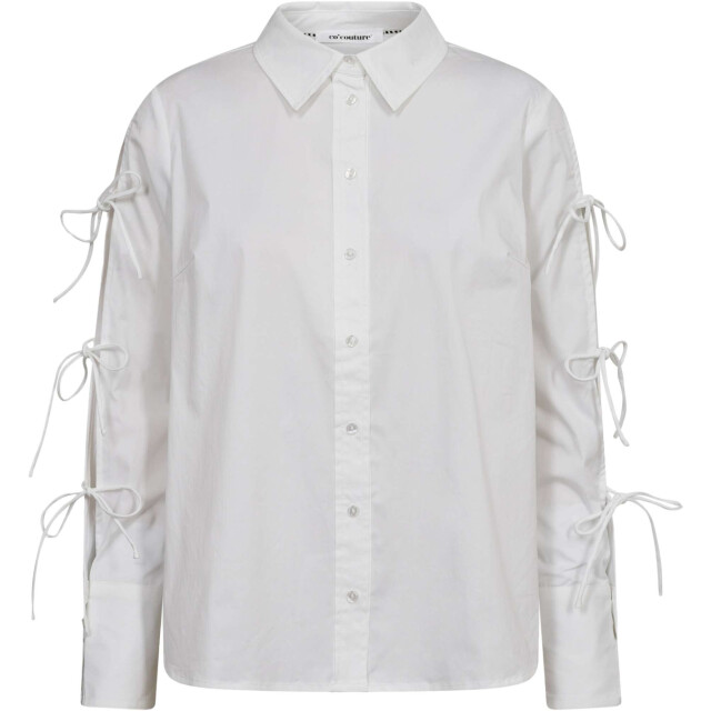 Co'Couture Poppycc tie sleeve shirt white 35752-4000 large