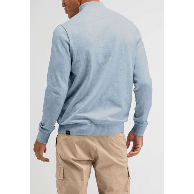 Butcher of Blue Lt clifden half zip M2426030-618 large