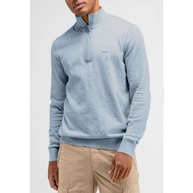 Butcher of Blue Lt clifden half zip M2426030-618 large