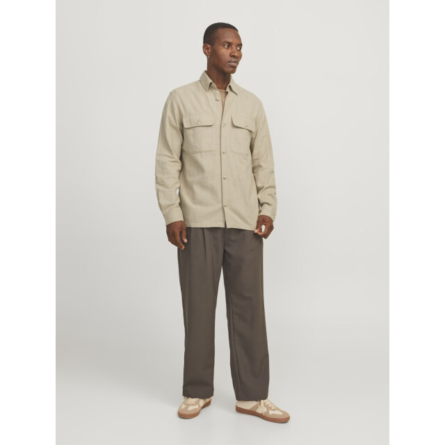 Jack & Jones jprccraymond spring solid overshirt 12274954 white pepper 05633.149.0003 large