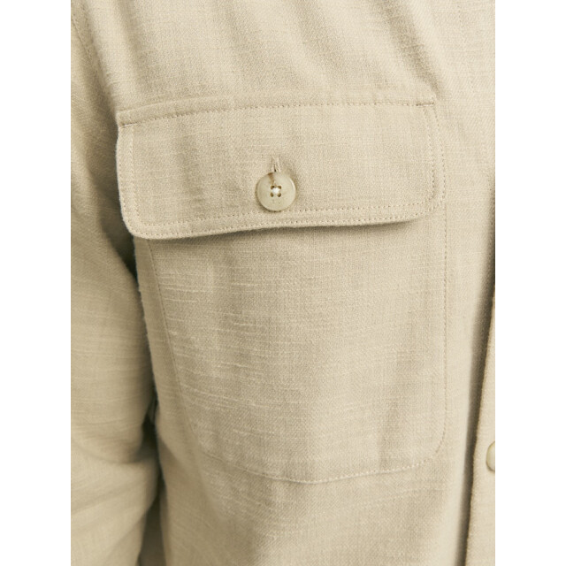Jack & Jones jprccraymond spring solid overshirt 12274954 white pepper 05633.149.0003 large