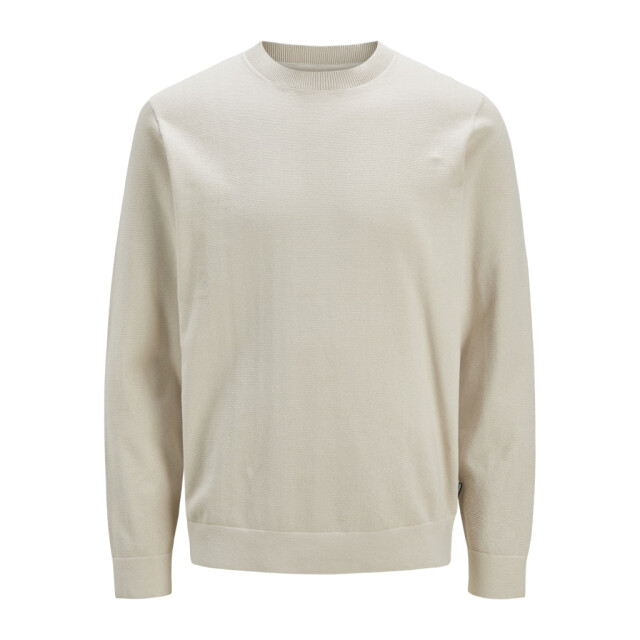 Jack & Jones jprblamilano spring knit crew neck 12272341 silver lining 05711.915.0071 large