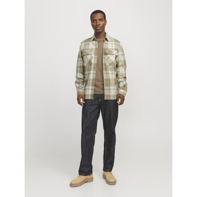 Jack & Jones jprccraymond spring check overshirt 12274956 white pepper 05633.100.0003 large