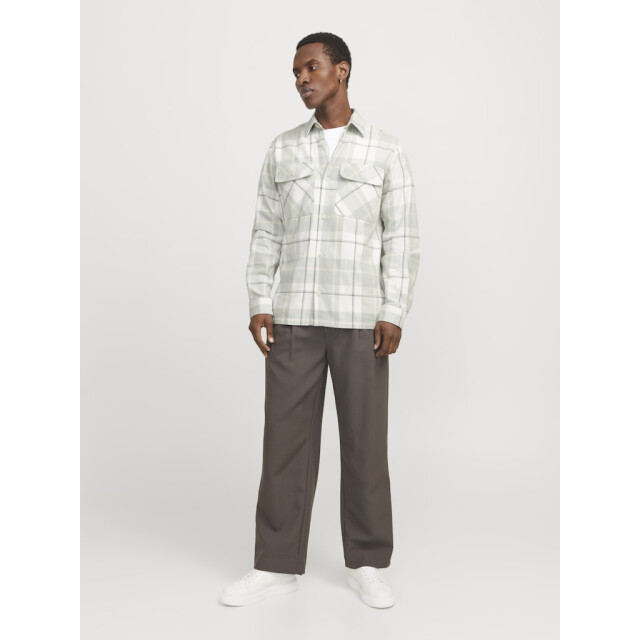 Jack & Jones jprccraymond spring check overshirt 12274956 gray 05633.245.0001 large