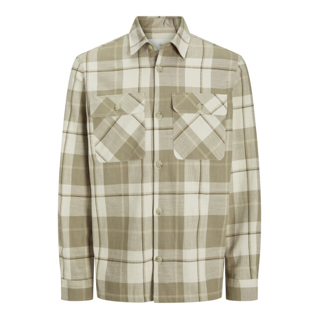 Jack & Jones jprccraymond spring check overshirt 12274956 white pepper 05633.100.0003 large