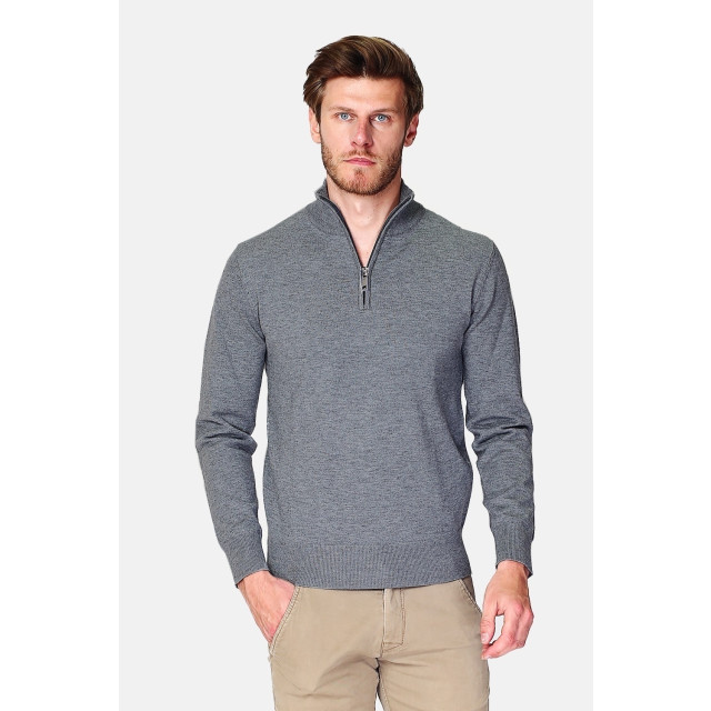 William de Faye Short zip dark gray WFM125_Dark gray large