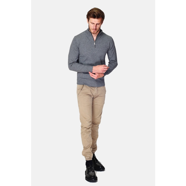 William de Faye Short zip dark gray WFM125_Dark gray large