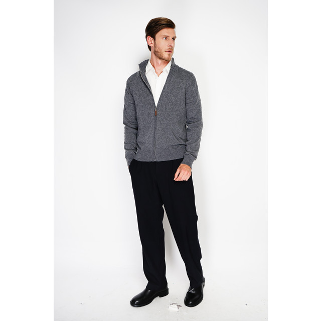 William de Faye Vest dark gray WFM146_Dark gray large