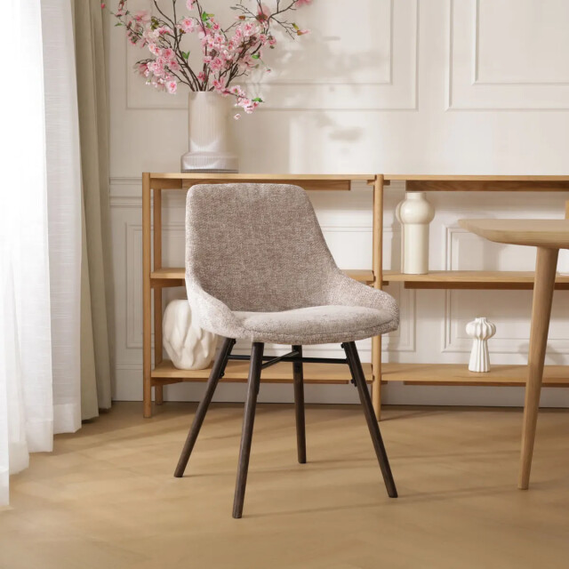 Nolon Nena-isa eetkamerstoel walnoot houten onderstel 3031431 large
