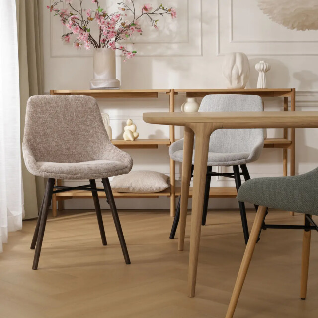 Nolon Nena-isa eetkamerstoel walnoot houten onderstel 3031431 large