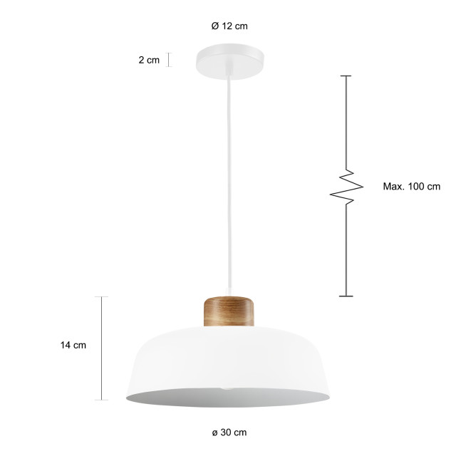 QUVIO Hanglamp quv5055l-white 1551082 large