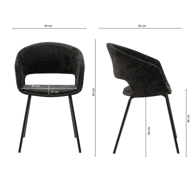 Kick Collection Kick eetkamerstoel mette - 3042459 large