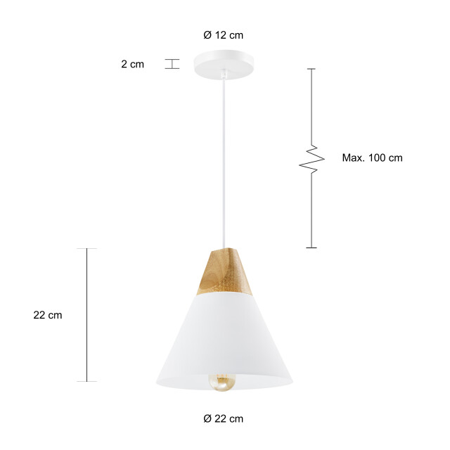 QUVIO Hanglamp langwerpig quv5159l-white 1551106 large