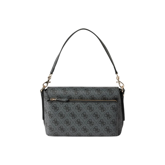 Guess Brenton handtas Guess Zwart Brenton Handtas Met Labelapplicatie large