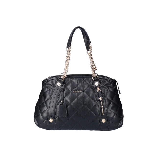 Liu Jo Quilted handtas LIU JO Quilted Zwart Handtas large