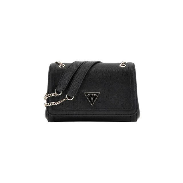 Guess Noelle convertible crossbody flap Guess Zwart Noelle Convertible Crossbody Flap large