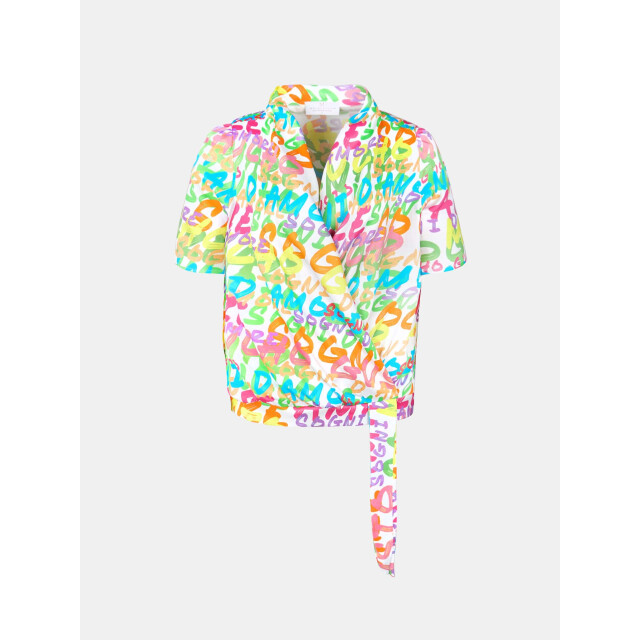 Mucho Gusto ® blouse crete kleurrijk amare gnare print MUCHO GUSTO® Blouse Crete Kleurrijk AMARE Print large