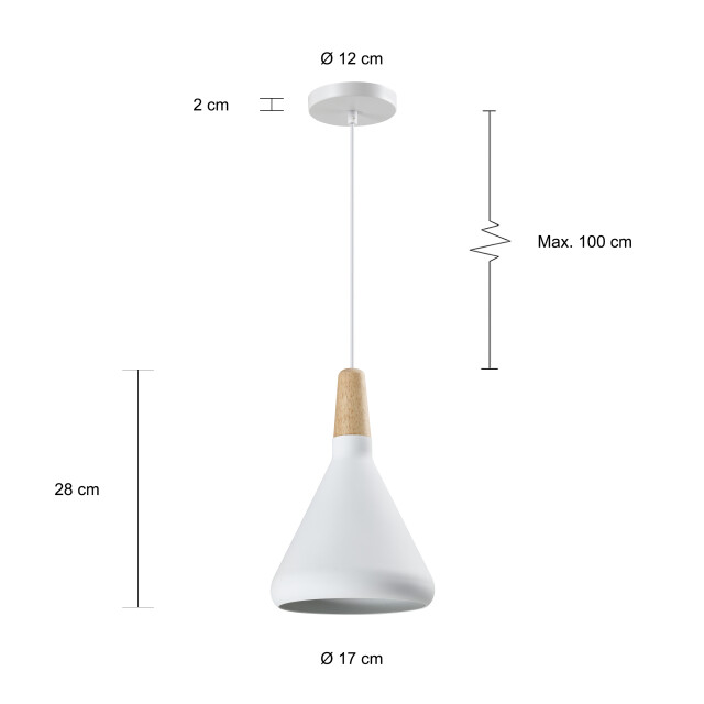 QUVIO Hanglamp langwerpig quv5134l-white 1540303 large