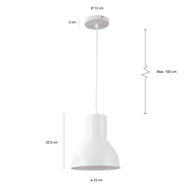 QUVIO Hanglamp quv5075l-white 1395237 large