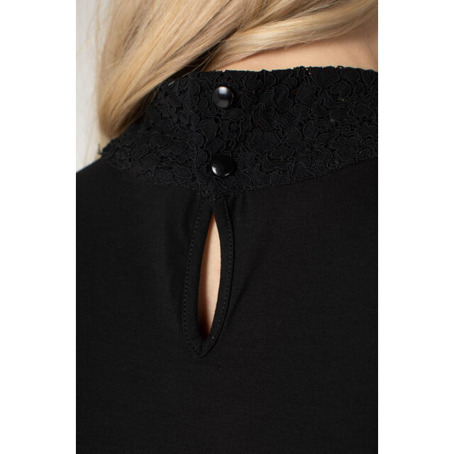 Jansen Amsterdam Beak top met kanten pofmouw black 0-3-1-2-1-3-1-1-2-1-1-3-1-1-2-1-2-2-2-2-1-1-1-2-1-1-2-1 large