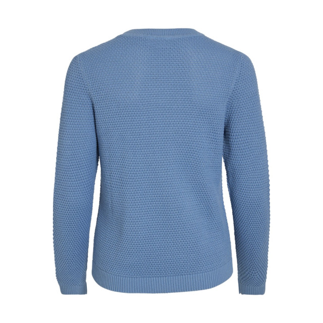 Vila vidalo o-neck l/s knit top- noos 14082767 blissful blue 06712.240.0070 large