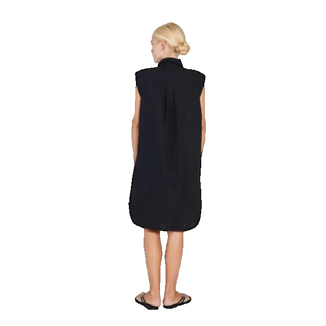 Norr Mara shirt dress black - Mara shirt dress black - NORR large