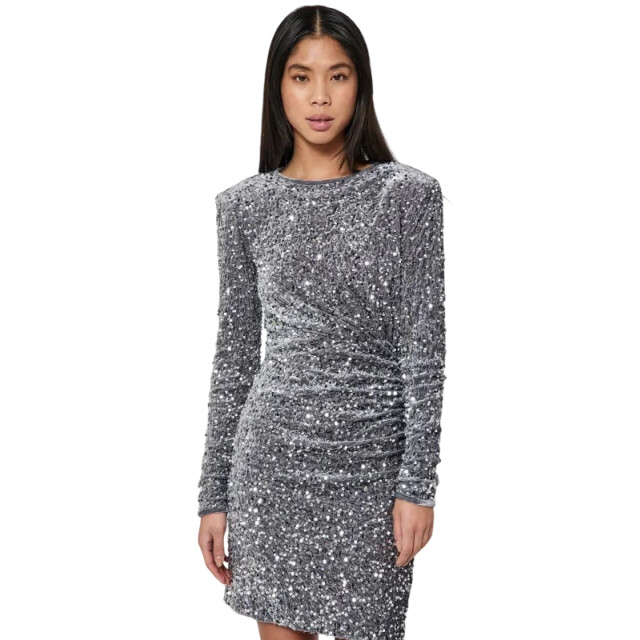Norr Milan dress silver - Milan dress silver - NORR large