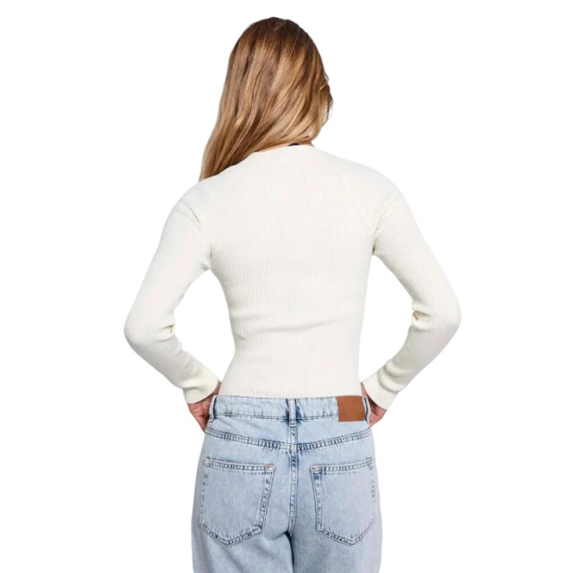 Norr Sherry knit top off white - Sherry knit top off white - NORR large