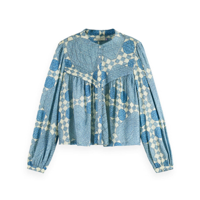 Scotch & Soda Blouse lange mouw 180402 Scotch & Soda Blouse lange mouw 180402 large