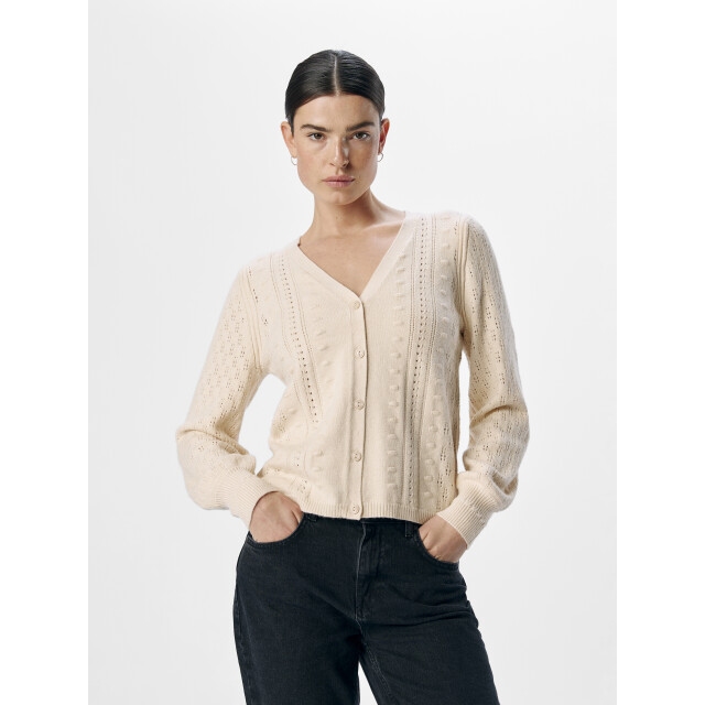 Object Objinge l/s re v-neck knit cardigan 23045867 large