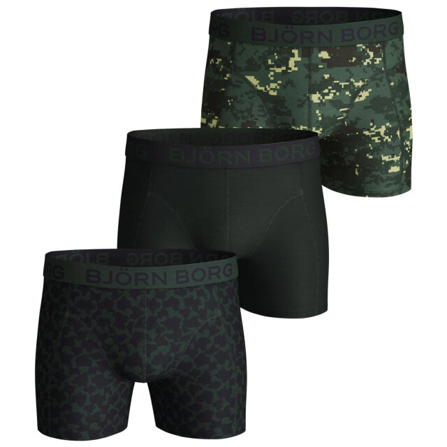 Björn Borg Björn borg heren boxershorts 3-pack – camouflage & s – multi 2111-1085-81461 large