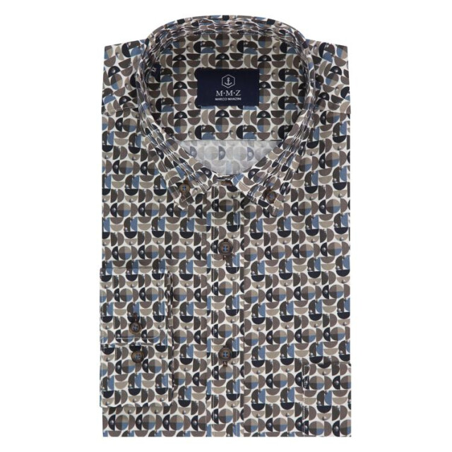 Marco Manzini 24307je26 jerome shirt bd printed poplin MMZ24307JE26 large