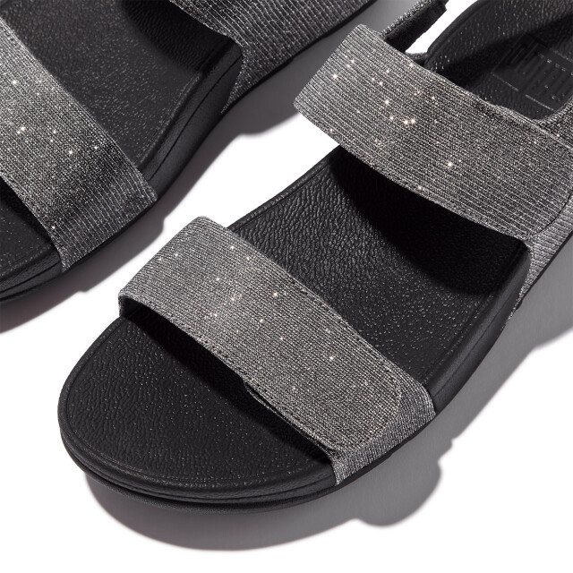 FitFlop Lulu adjustable shimmerlux back-strap sandals GA2 large
