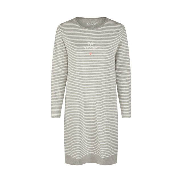 By Louise Dames nachthemd lange mouw gestreept BL-471-02 large