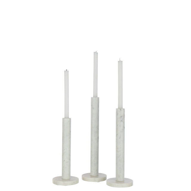 J-Line set van 3 kaarshouder marmer 12.5x12.5x40cm 3065768 large
