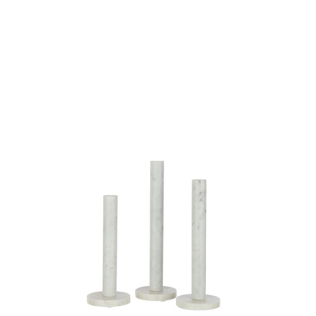 J-Line set van 3 kaarshouder marmer 12.5x12.5x40cm 3065768 large
