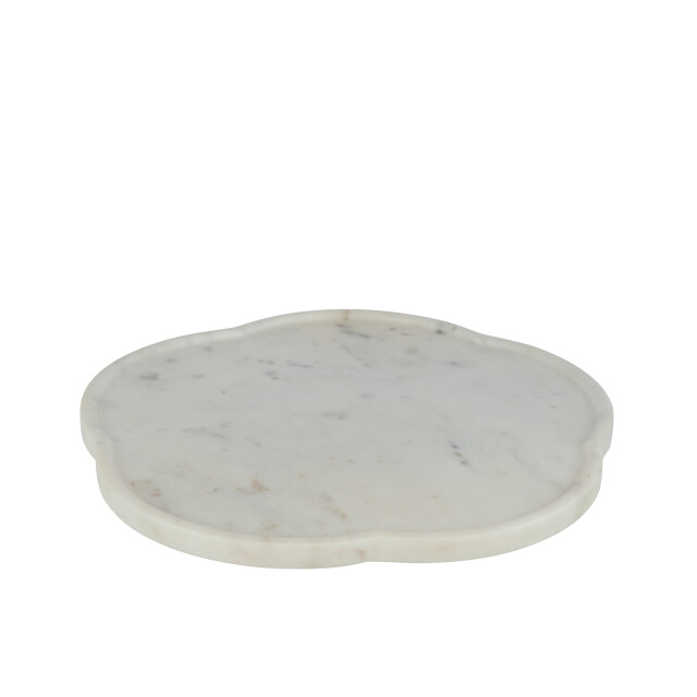J-Line plateau bloem roterend marmer 40x40x5cm 3009425 large