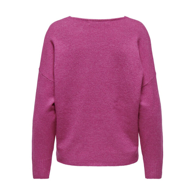 Only Onlrica life ls v-neck pullo knt n magenta 4219.55.0065 large