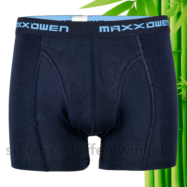 Boru Bamboo Maxx owen boxershort voor mannen 6 pack Maxx Owen Boru bamboo boxershort voor mannen Blauw 6 pack large