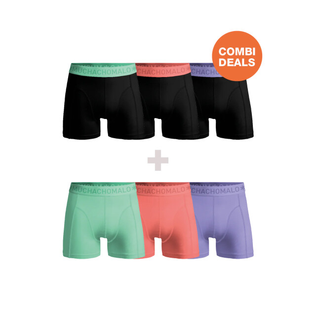 Muchachomalo Heren 3+3-pack boxershorts CDSOL1116-1117 large