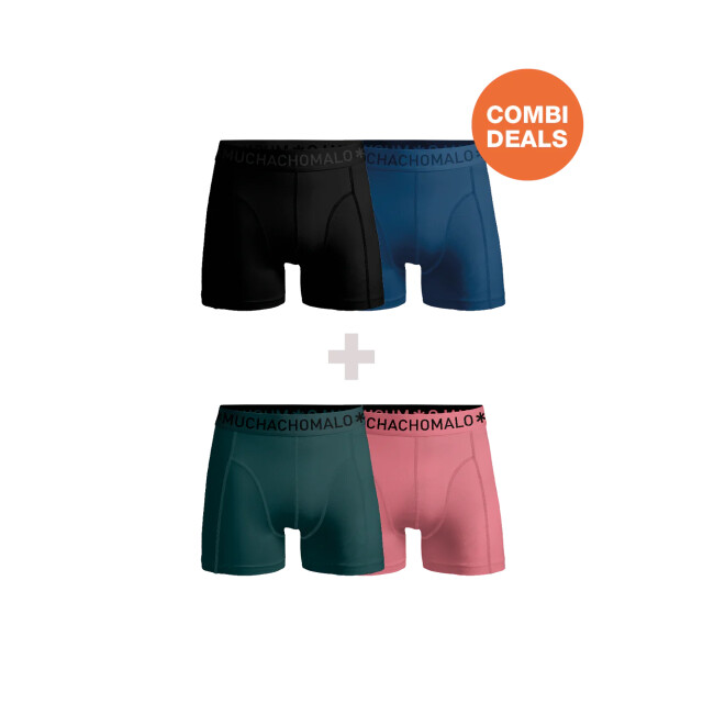 Muchachomalo Jongens 2+2-pack boxershorts CDSOL1086-1085J large
