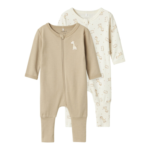 Name It Baby pyjama nbnnightsuit giraffe zip 2-pack 13241732 large