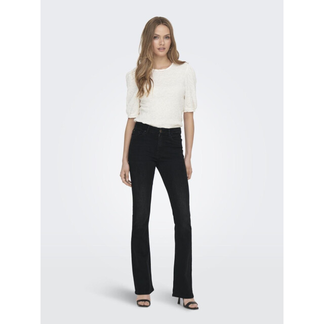 Only Onlblush mid flared dnm ta black denim 4105.81.0032 large