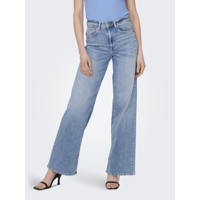 Only Onlmadison blush hw wide dnm cro371 blue denim 4106.35.0033 large